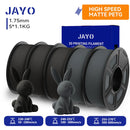 JAYO PETG 3D Filament 1.75MM High Speed PETG 3D Printer Filament 4Rolls High Flow Speedy Matte Effect 3D Printing Mateials