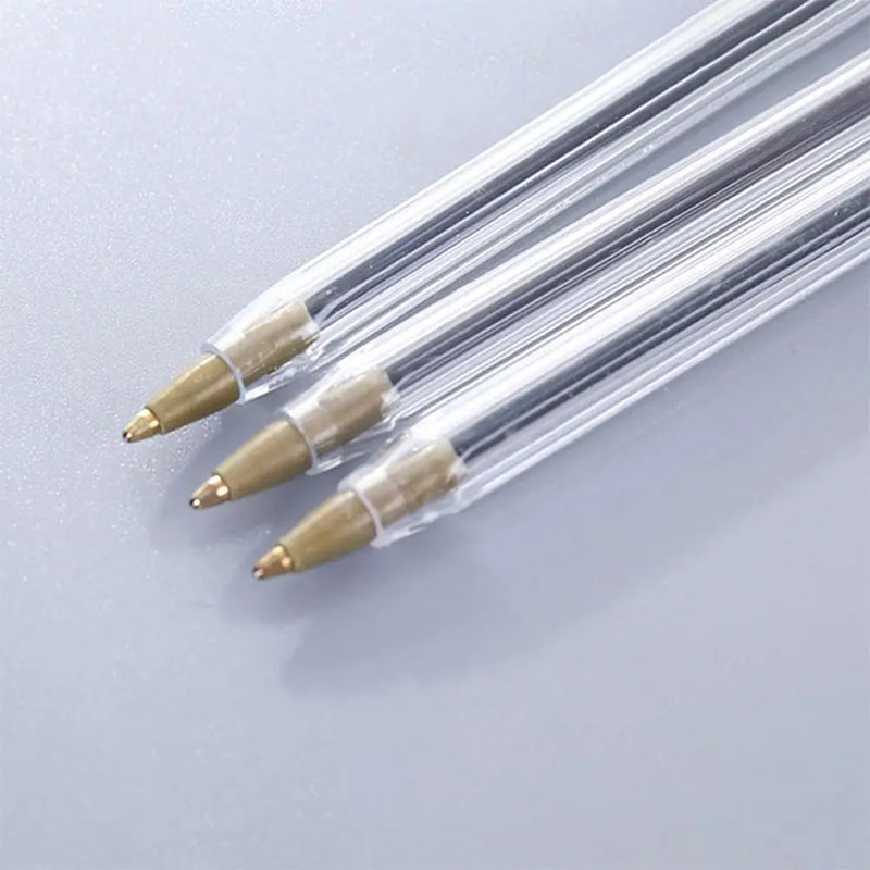 5/10Pcs Ballpoint Pen Ball 1mm Point Pens Kids School Office Supplies Portable Longlasting 3 Colors