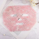 Rose Quartz Face Mask Cold Therapy Skin Care Tools Facial Cooling Massager Wrinkle Removal 100% Natural Jade Crystal Sleep Mask