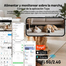 Tuya Smart Automatic Pet Feeder 5G WiFi 4L Cat Food Dispenser with 1080P Camera Two-Way Audio Smart Feeding Plan for Cats Dogs