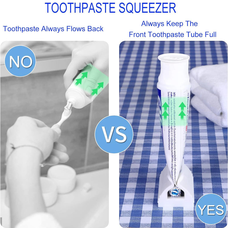 Toothpaste Squeezer Multifunctional Portable Tooth Paste Dispenser Facial Wash Sunscreen Hand Cream Dispenser Bathroom Supplies