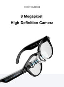 800W Pixel Camera Smart Glasses Video Recording AI Photo Recognition Bluetooth Call Voice Translation Sunglasses For Men Women