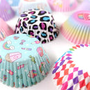 Cupcake Liners Paper Meiniang Paper Oil-Proof Baking Cup Meiniang Liners Paper Tools Muffin Box Case Party Tray Cake Decor