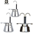 Single/Double Tube Espresso Maker Easy To Operate & Quick Cleanup Pot Italian Coffee Machine Maker 1/2/4 Cups Gift for Man Women