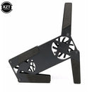 1Pcs Rotatable USB Fan Cooling Pad 2 Fans Cooler Notebook Cooler Computer Fan Stand for 10-17" Laptop Notebook Peripherals XNC