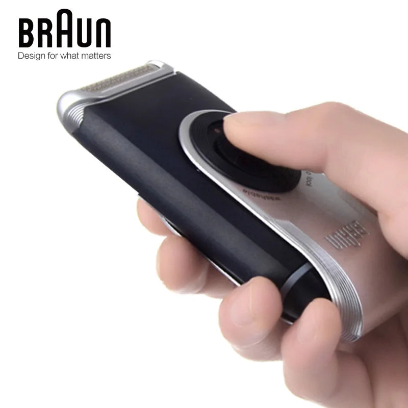 Braun M90 Electric Shaver Mobile Shave Trimmer Washable Beard Molding Shaving Machine Dry Battery Power Portable Electric Razor