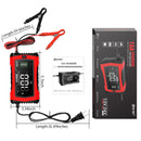 HTRC 10A 12V/5A 24V Car Battery Charger for Motorcycle Lithium LiFePO4 Lead-Acid AGM Gel WET Automatic Pluse Repair Charger