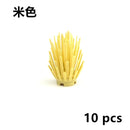 City House Accessories MOC Bricks 3471 2435 6064 Plant Tree Pine Prickly Bush 2x2x4 Green Grass Building Bricks Creative Toys