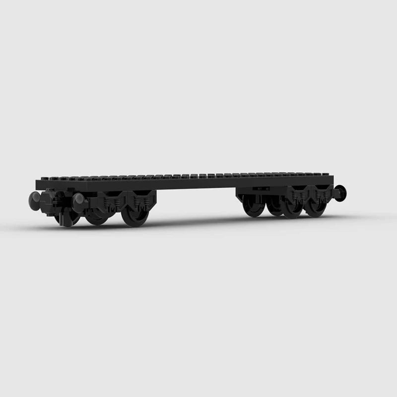 NEW City Train Round Holes Each End 6x28 Bricks Vehicle Base with Train Buffer with Sealed Magnets and Wheel Holder Part Set Toy