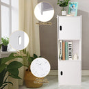 Bathroom Cabinet 3 Tier Storage Cabinet Organizer with Door Bathroom Furniture Free-standing Toilet Storage Cabinet