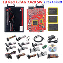 Unlimited 2.8 EU Red Kess V5.017 KTAG V7.020 4 LED 2.25 BDM Frame K-TAG 7.020 Master KESS 5.017 OBD2 Tuning ECU Programmer Tool