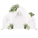 4.59*1.64*7.22ft Wedding Arch Backdrop Stand Set 5kg Load-bearing Capacity Gold&Beige/Gold&Pink/Gold&White