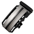 Men's Belt Buckle Accessories Business Ratchet Automatic Alloy Metal Buckle For 3.5cm Width Leather Belt Strap No Holes