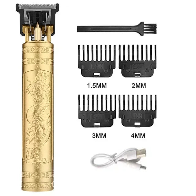 Electric Hair Clipper Professional USB Cordless Clipper Professional Beard Trimmer Haircut Grooming Kit Hair Cutting Machine