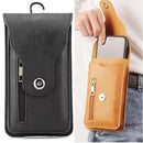 Fashion Leather Male Waist Pack Phone Pouch Bags Waist Bag Men's Belt Bag Multifunctional Water Proof Waist Bag Crossbody Bags