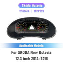Wowuseful Digitales Armaturenbrett Cluster für VW T6.1 Transporter Crafter Skoda Kodiaq Octavia Superb MK3 Paneel Cockpit