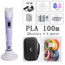 3D Pen 3D For Kids With 20/30 Colors PLA Filament ,3D Printing Pen, 3D Creative Toy Children&