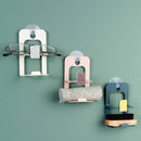Double layer Suction Cup Sink Drain Rack Wall Sucker Sponge Storage Drying Holder Kitchen Sink Soap Stand Dish Cloth Organizer