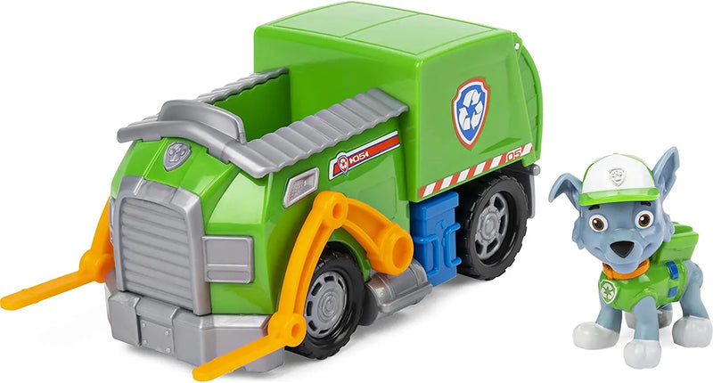 Original Paw Patrol Rex’s Dinosaur Rescue Vehicle with Collectible Action Figure Anime Doll Kids Toy Birthday Christmas Gift