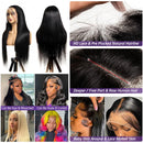 Bone Straight 13x6 HD Lace Frontal Human Hair Wig 5x5 Brazilian Glueless Ready To Wear Pre Cut Lace Closure Wigs for Black Women
