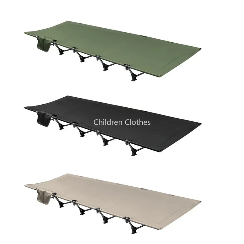 Camping Cot Portable Folding Bed Ultralight Aluminum Alloy Sleeping Cot for Outdoor Hiking Backpacking Travel