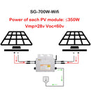 Y&H Solar Grid Tie Micro Inverter 600W 700W 800W 1000W MPPT  Grid Solar Inversor  AC120V/220V Pure Sine Wave Out Home Solar IP65