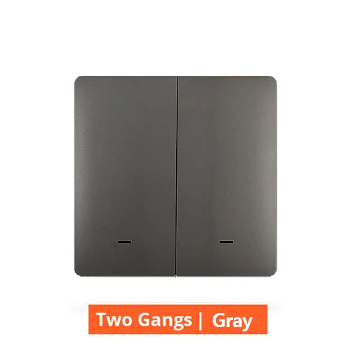 Benexmart Zigbee Wireless Switch 1 2 3 4 Gangs Scene Control Smart Home Devices Works with Tuya Click On Off Scene Switch Black