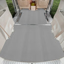 Gray W/O Stripes EVA Foam Teak Sheet Marine Flooring 35.4Inchx94.5Inch Yacht Synthetic Boat Decking Self-Adhesive Pad
