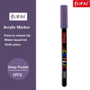 Jupai 1PCS Acrylic Marker Pens Plumones 24Color Painting Stationery Ceramic Glass Fabric Graffiti Waterproof Water-based