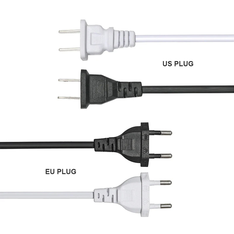 1.8m switching power cord modulator line controller EU US plug desk lamp wire switch extension cord