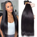 Natural Color Straight Human Hair 3 4 Bundles Weave Straight Human Hair Bundles Human Hair Remy Hair Extensions 38 40 Inch