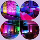 Yiflamefly 60W LED Wall Washer Light With Remote Controller 24Pcs LEDs RGB Wash Light Bar For KTV Concert Building Wedding Party