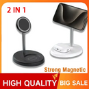 Magnetic Wireless Charger Stand 30W 2 in 1 Phone Charging Station Dock For iPhone 15 14 13 12 Pro Max AirPods Fast Chargers