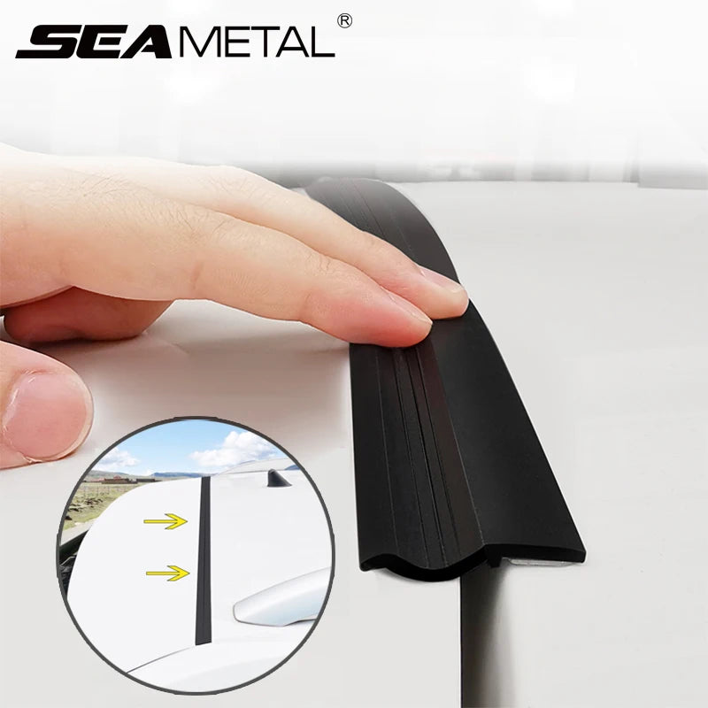 Car Rubber Sealing Strip Auto Trunk Lid Gap Seal Strip For SUV Hatchback Upper Edge Trim Automotive Dustproof Sealant Accessori