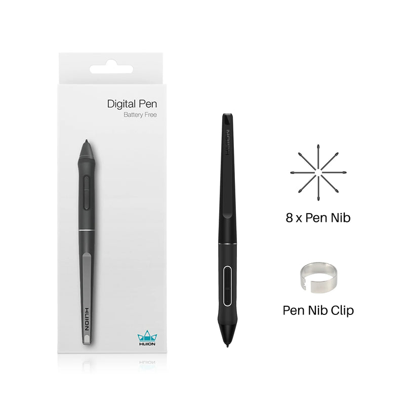 HUION PW517 Graphic Tablets Pen Digital Pen Touch Screen Stylus Battery Pen Black--PW517 for Kamvas 13 22 12 GS1562/GS1161