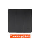 Benexmart Zigbee Wireless Switch 1 2 3 4 Gangs Scene Control Smart Home Devices Works with Tuya Click On Off Scene Switch Black