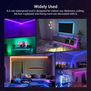 ColorRGB, LED-Lichtstreifen 10M 15M, Musiksynchronisation Farbwechsel RGB LED-Streifen 24-Tasten-Fernbedienung, APP-Steuerung, SMD5050, Für TV PC Zuhause