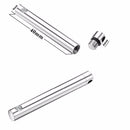 Unisex 3 Tone Stainless Steel Jewelry Cylinder Crystal Memorial Urn Pendant Slide Screw Opens Cremation Necklace Ash Case Holder