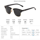 Neue Mode Halbrand Polarisierte Sonnenbrille Herren Damen Marken Designer Halbrahmen Sonnenbrille Klassisch Oculos De Sol UV400