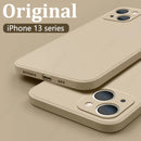 Shockproof Soft Liquid Silicone Case For iPhone 15 13 14 Pro Max Luxury Slim TPU Phone Back Cover For iPhone 11 14Pro 15 Pro