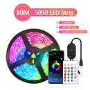 ColorRGB, LED-Lichtstreifen 10M 15M, Musiksynchronisation Farbwechsel RGB LED-Streifen 24-Tasten-Fernbedienung, APP-Steuerung, SMD5050, Für TV PC Zuhause