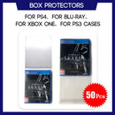 Box Protector Sleeve For PS4 For Blu-ray For Xbox One For PS3 Game Custom Clear Plastic Protection