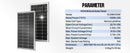 The Helios Bifacial | 100W Monocrystalline Dual-Sided Solar Module