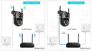 4K 8MP HD WLAN PTZ Kamera Outdoor 4MP Dual-Objektiv Dual-Bildschirm KI Auto-Tracking IP Kamera CCTV Audio Videoüberwachung P2P iCSee