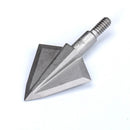 3/6/12 Stk. 125/150 Grain Feststehende 2-Blatt Broadhead 17-4PH Pfeilspitze Massiver Breiter Kopf für Bogenschießen Outdoor Jagdzubehör
