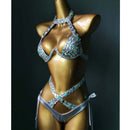 2021 Venus Vacation Neues Diamant-Bikini-Set Sexy Damen Bademode Strass-Badeanzug Glitzersteine Bikini mit Kristall