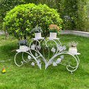 The Stilt Garden | 2-Pack Tall Plant Stand for Indoor and Patio Display