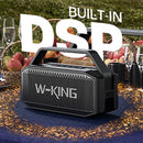 W-KING D9-1 100W Peak 60W RMS Deep Bass Bluetooth Speaker, IPX6 Portable Waterproof Loud Bluetooth Speakers Wireless with Subwoofer