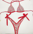 The Venus Contour | Diamond Rhinestone Bandage Bikini Set
