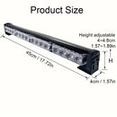16 Hochleistungs-LED 12V Auto LKW LED Stroboskop Blitzlicht Feuerwehr Polizei Blinkende Notfall Warnleuchten Rot Blau Gelb Weiß Grün